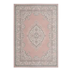 Homemaker Pink Traditional Rug