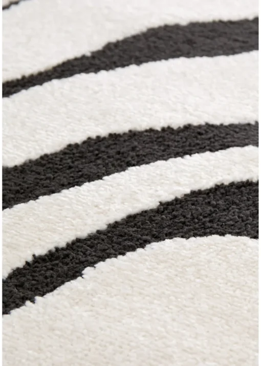 Homemaker Reef Ripple Black/Off White Mono Rug