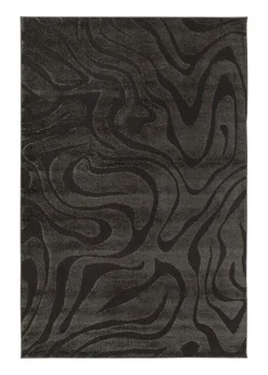 Homemaker Reef Ripple Charcoal Anthracite Rug