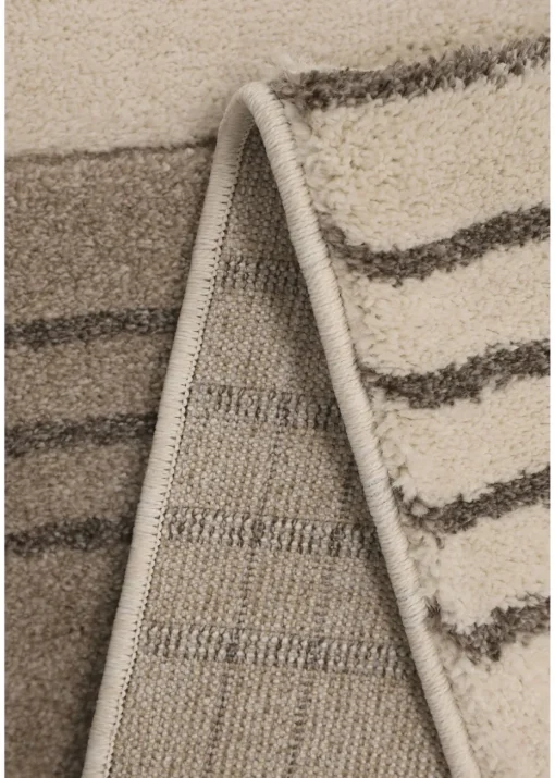Homemaker Sara Carved Abstract Arcs Natural Rug