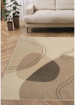Homemaker Sara Carved Abstract Natural Rug