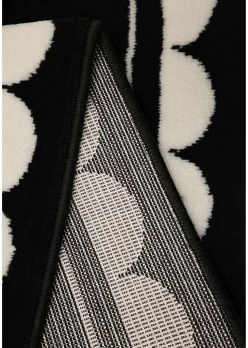 Homemaker Scallop Black Rug