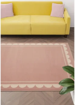 Homemaker Scallop Blush Rug