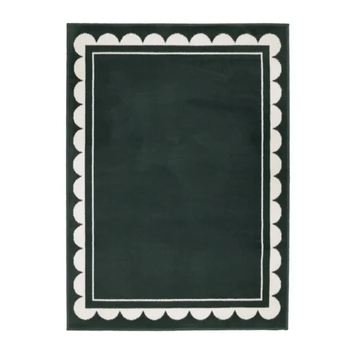 Homemaker Scallop Forest Green Rug