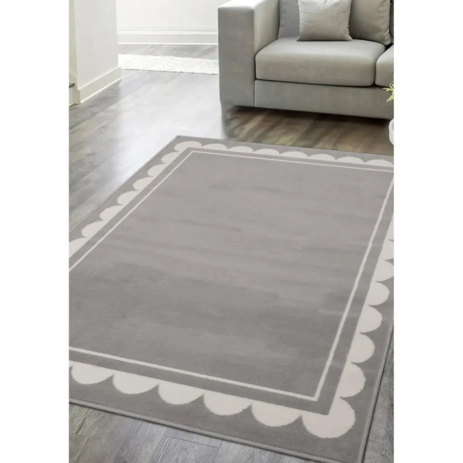 Homemaker Scallop Grey Rug