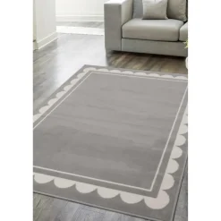 Homemaker Scallop Grey Rug