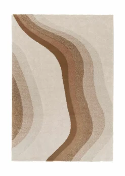 Homemaker Sol Wave Terracotta Rug