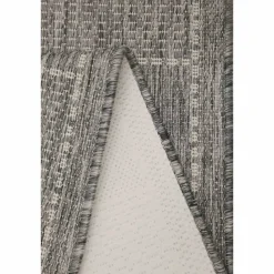 Homemaker Steel Check Gel Flatweave Rug