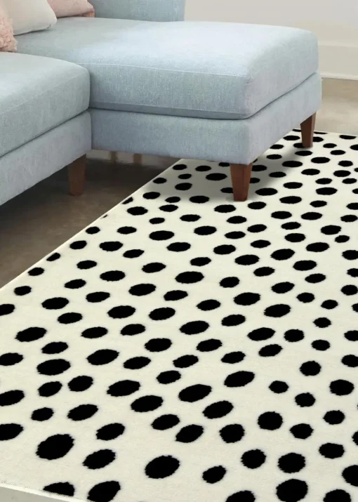 Homemakers White Maestro Spot Rug
