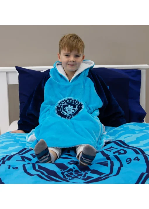 HUGZEE Man City FC City Hooded Wearable Fleece (Adult)