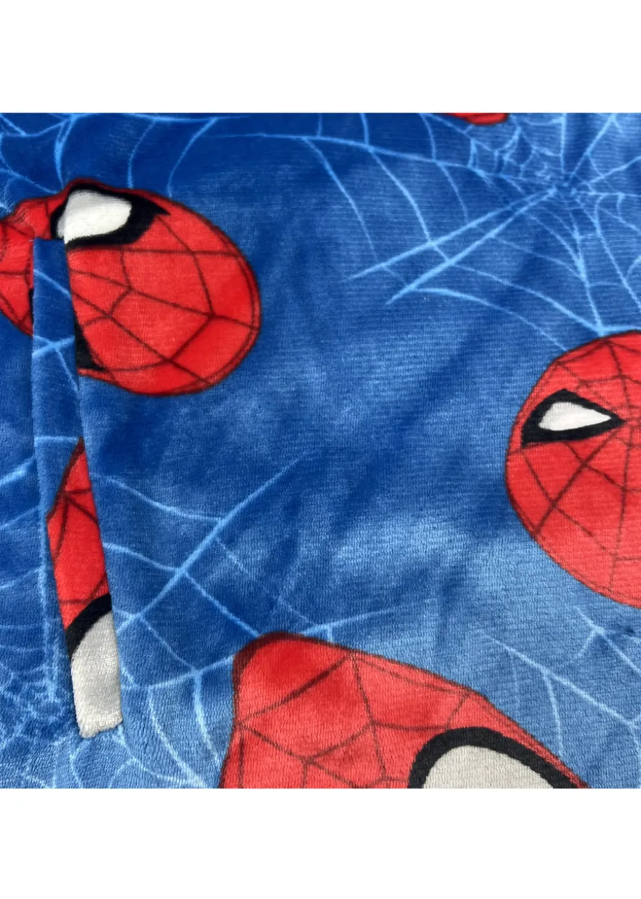 HUGZEE Spiderman Heads Up Wearble Hooded Throw