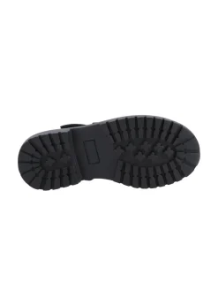 Hush Puppies Black Astrid Bow Patent Junior