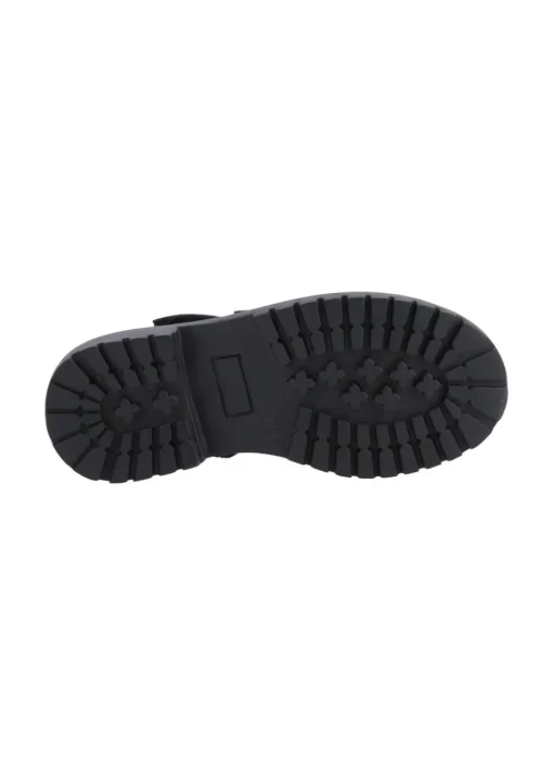 Hush Puppies Black Astrid Bow Patent Junior