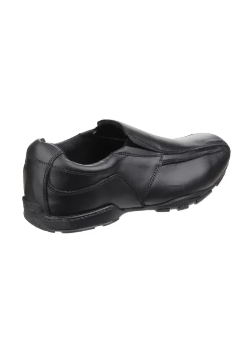 Hush Puppies Black Bespoke Senior School Shoe