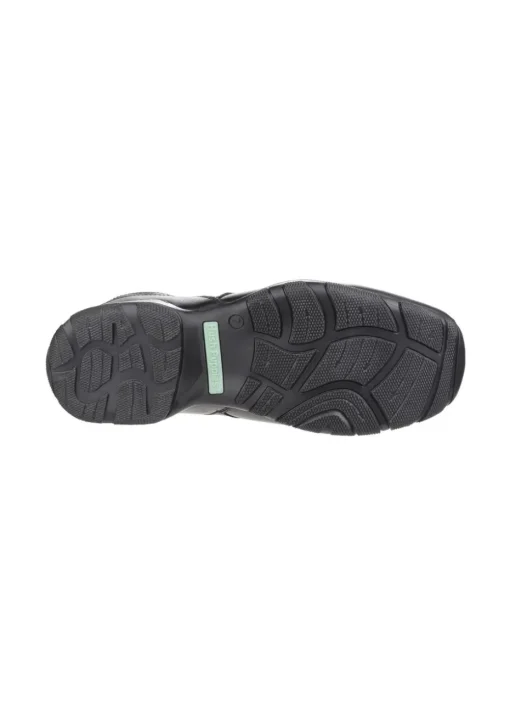 Hush Puppies Black Bespoke Senior School Shoe