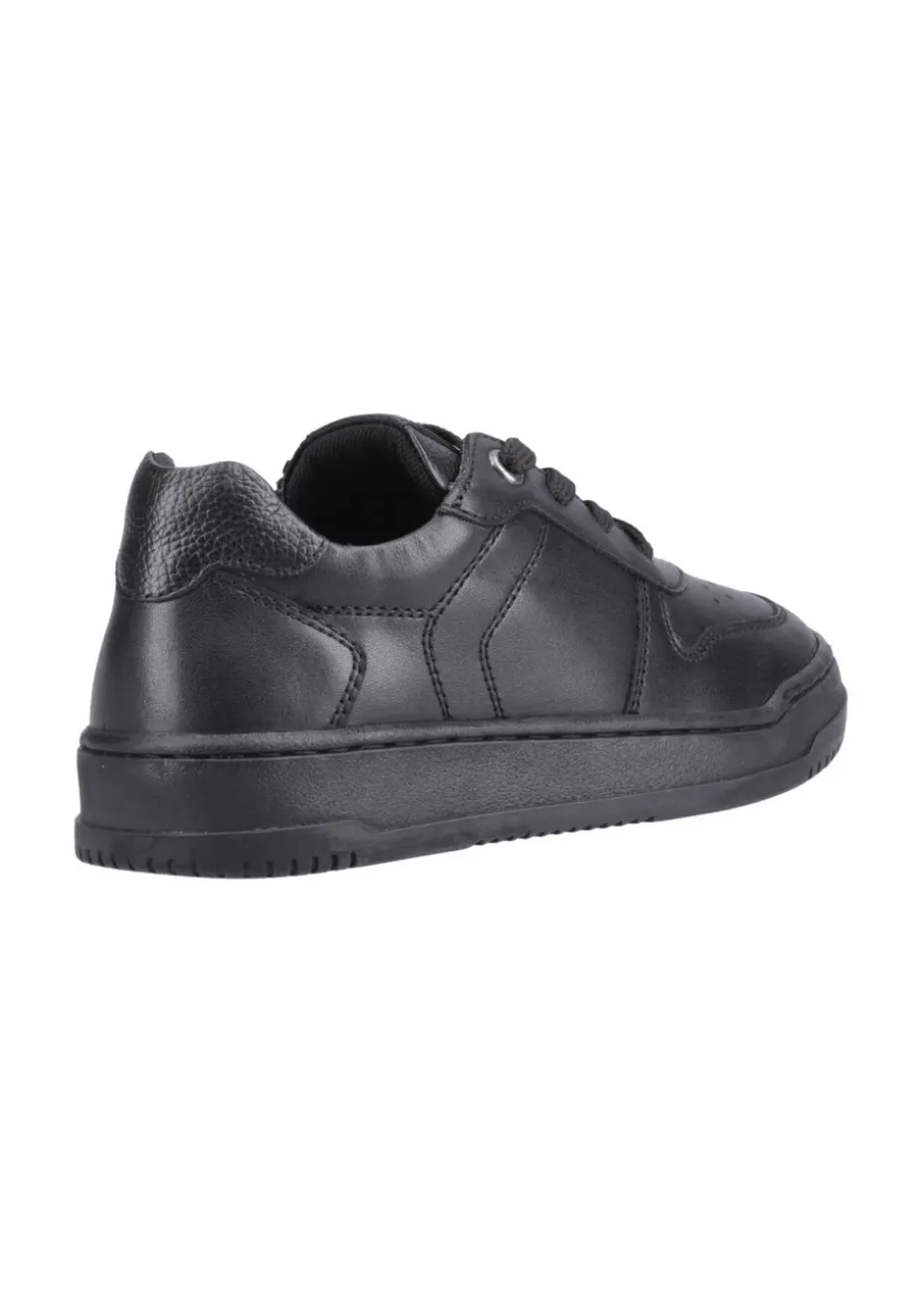 Hush Puppies Black Dougie Lace Senior