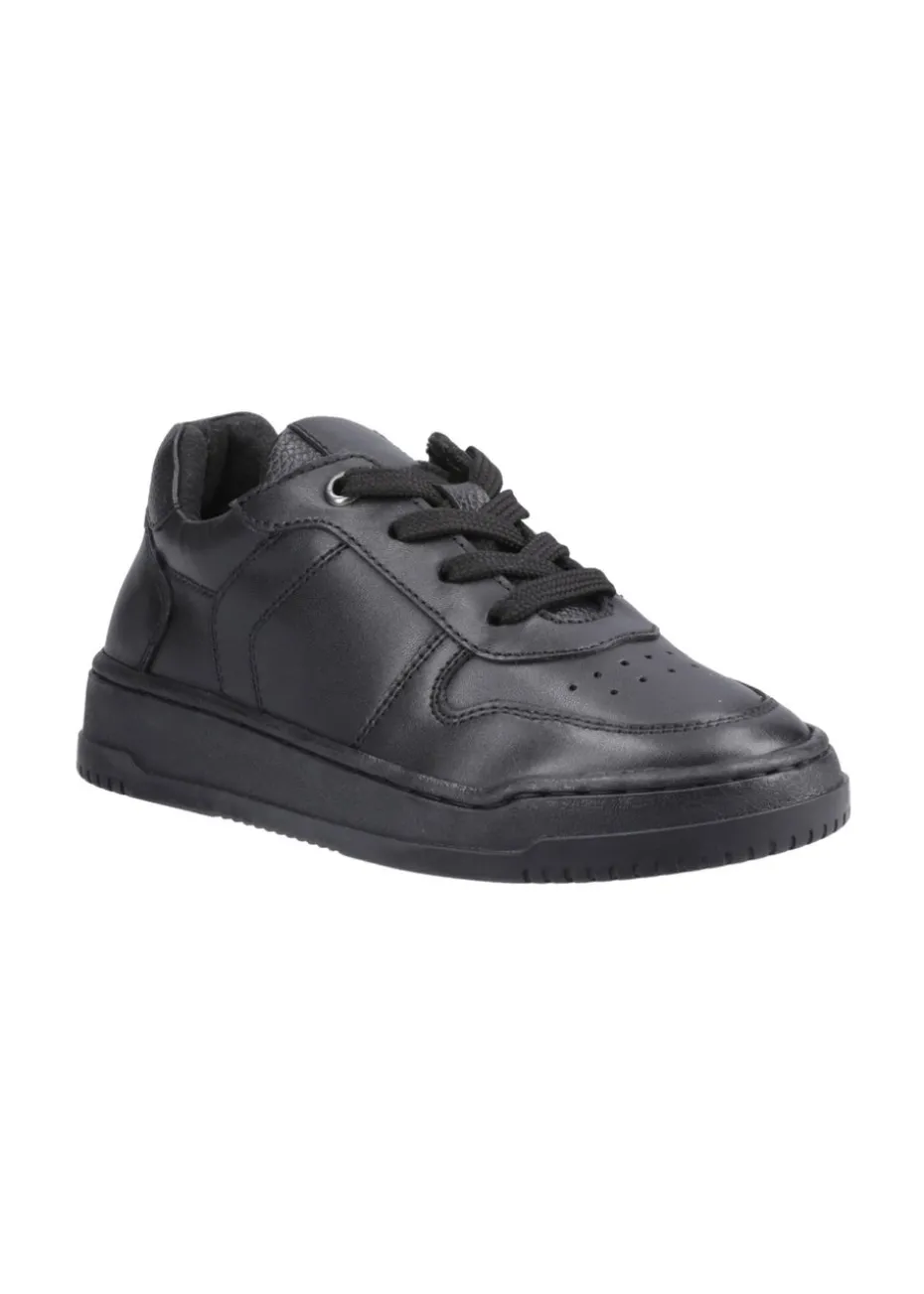 Hush Puppies Black Dougie Lace Senior