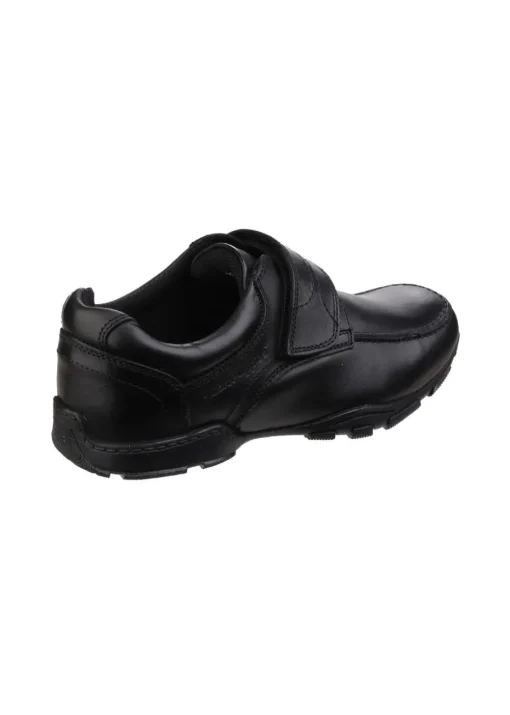 Hush Puppies Black Freddy 2 Senior School Shoe