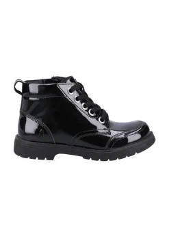 Hush Puppies Black Jolie Patent Senior Chelsea