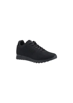 Hush Puppies Black Katrina Trainer
