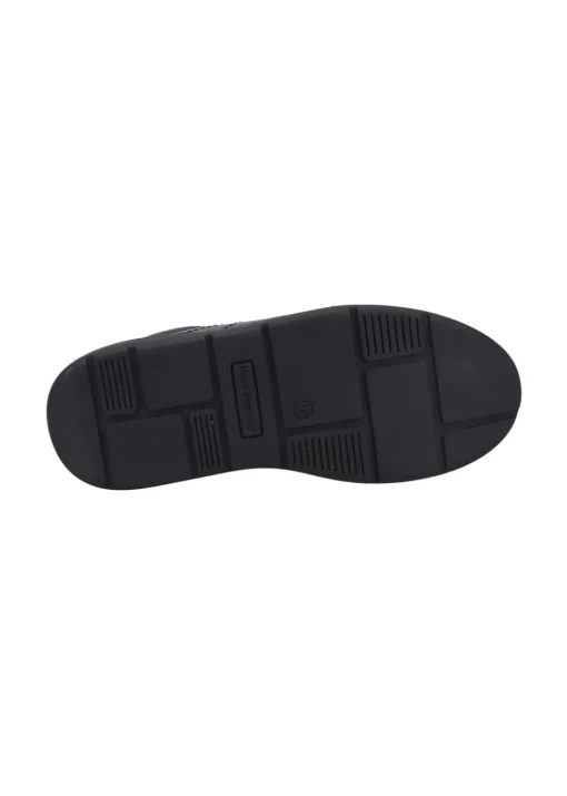 Hush Puppies Black Robert Senior Shoe