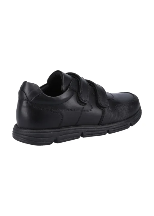 Hush Puppies Boys Black Lucas Junior School Shoes (Younger 10-Older 2)