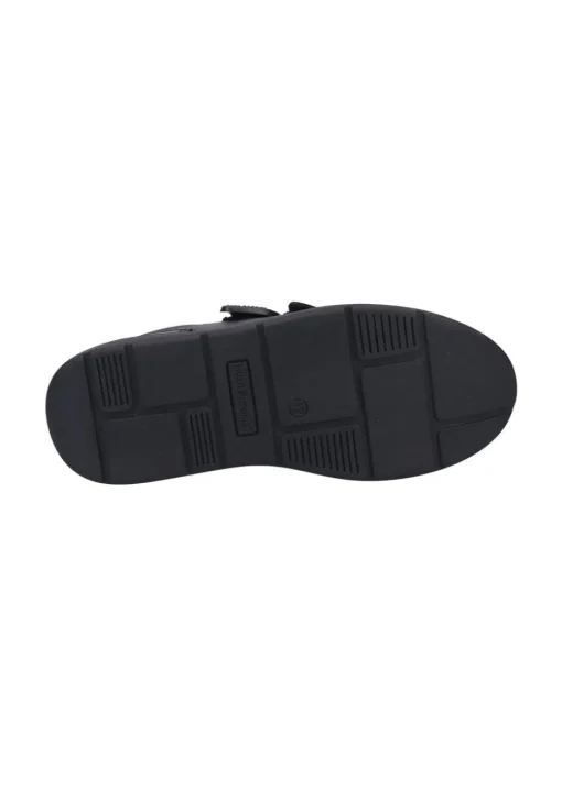 Hush Puppies Boys Black Ryan Jnr School Shoes (Younger 10 - Older 2)