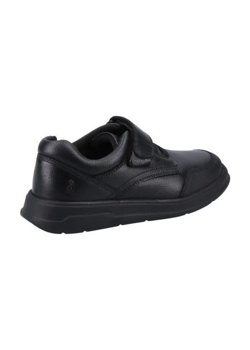 Hush Puppies Boys Black Rowan Jnr School Shoes (Younger 10 - Older 2)