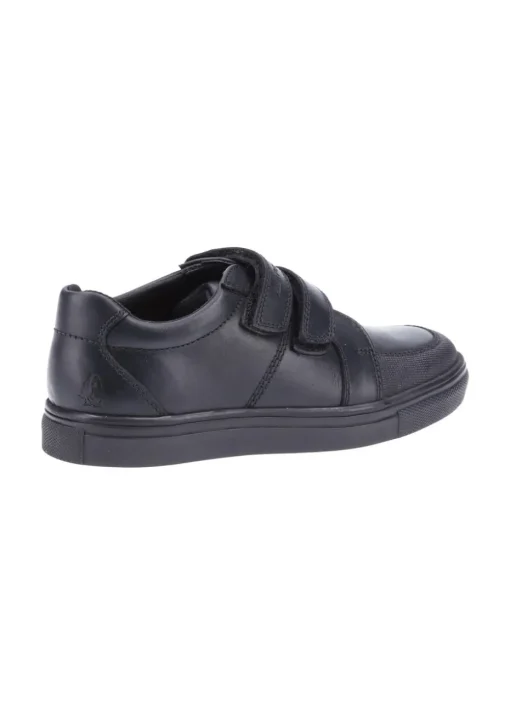 Hush Puppies Boys Black Santos Junior School Shoes (Younger 10-Older 2)