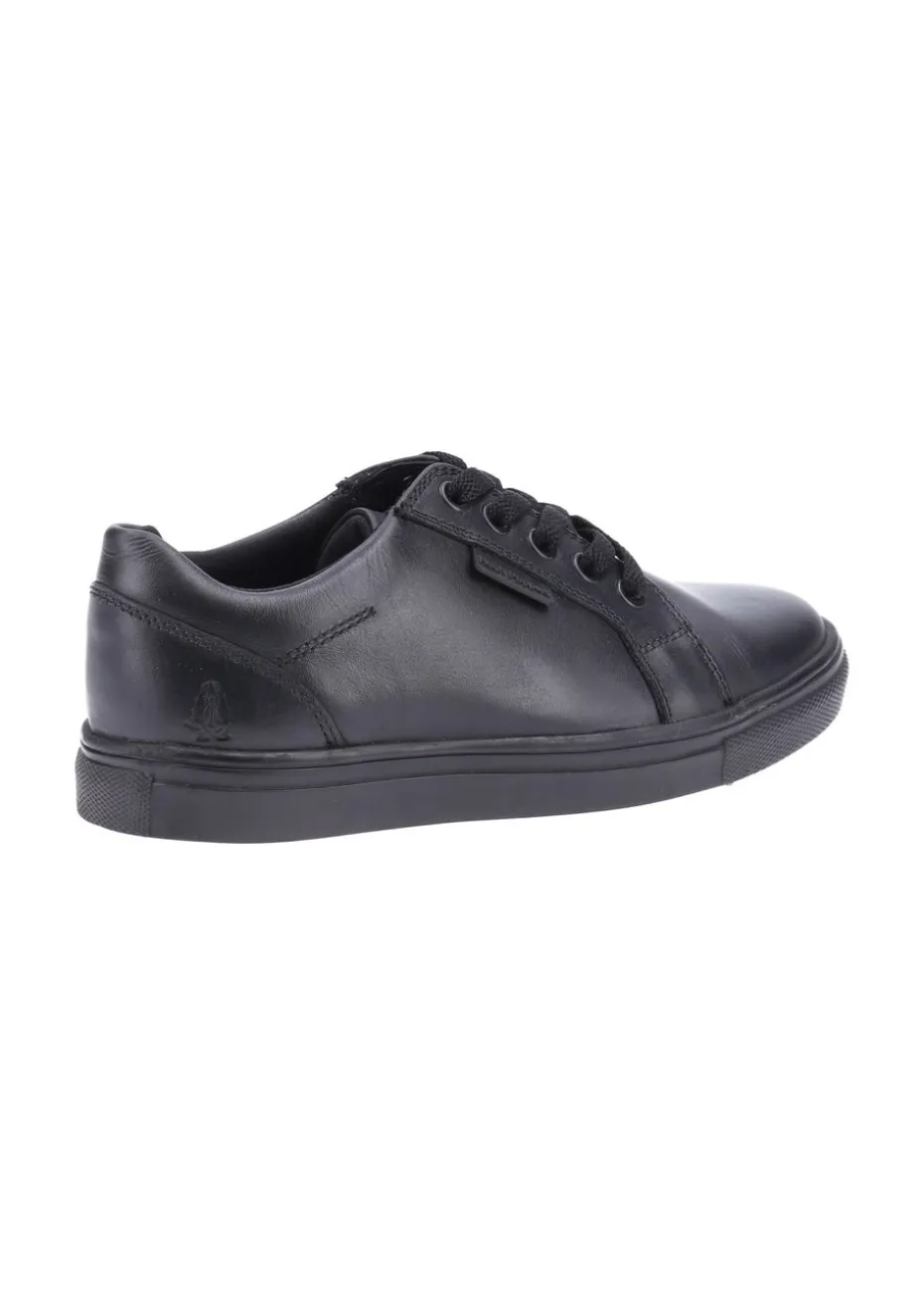 Hush Puppies Boys Black Sam Junior School Shoes (Younger 10-Older 2)