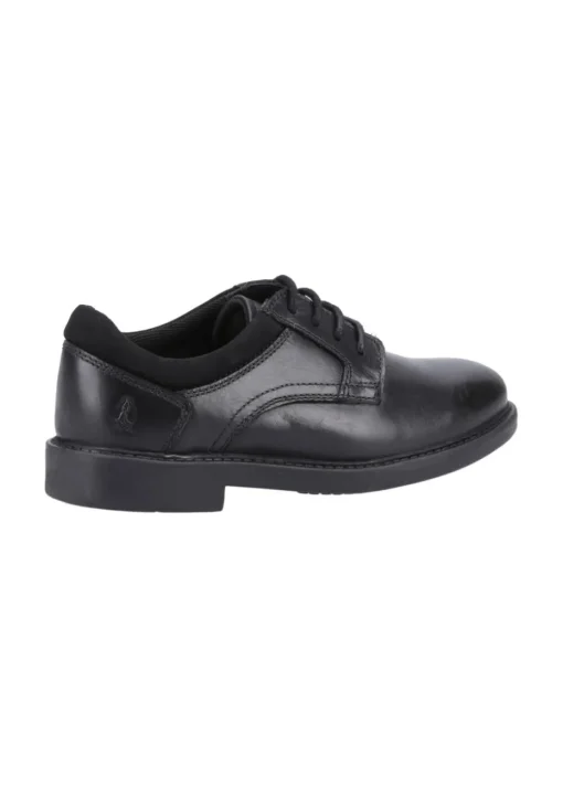 Hush Puppies Boys Black Tommy Senior School Shoes (Older 7-10)