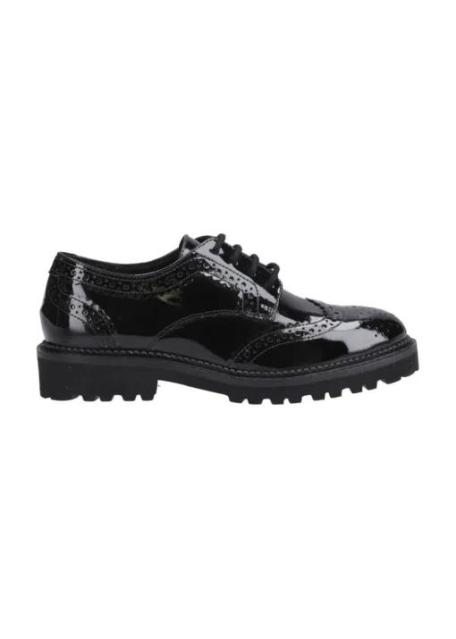 Hush Puppies Gabi Lace Up Patent Junior