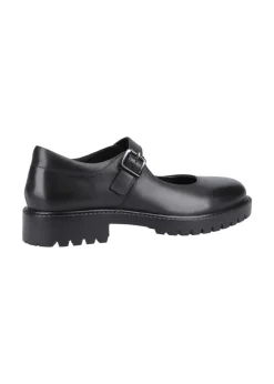 Hush Puppies Girls Black Aurora Senior School Shoes (Older 3-5)