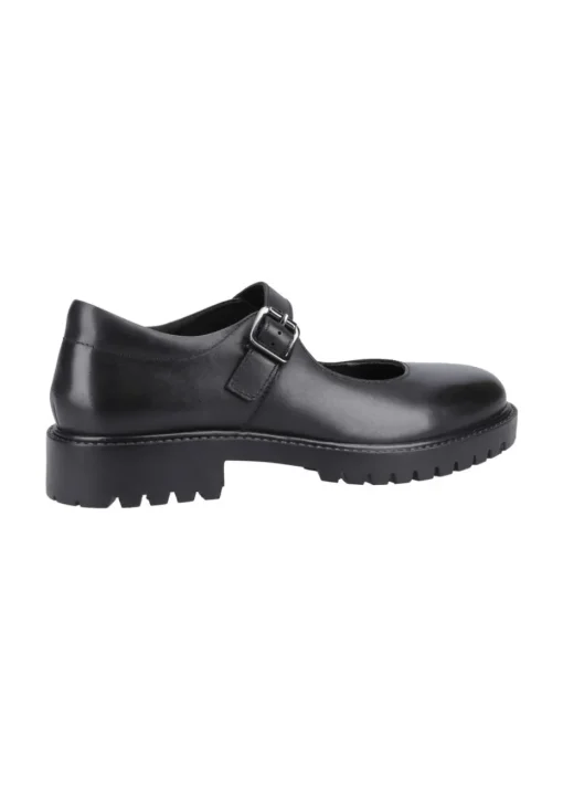 Hush Puppies Girls Black Aurora Senior School Shoes (Older 3-5)