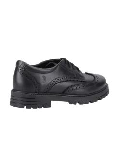 Hush Puppies Girls Black Maxine Senior School Shoes (Older 6-7)