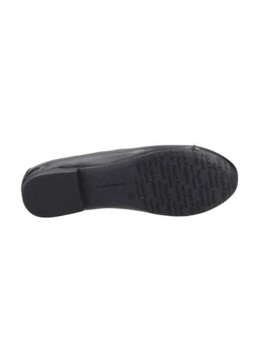 Hush Puppies Girls Black Emma Senior School Shoes (Older 3-5)