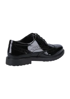 Hush Puppies Glossy Black Verity Brogue
