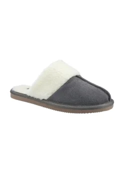 Hush Puppies Grey Arianna Mule Slippers