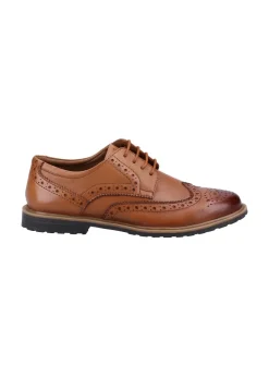 Hush Puppies Tan Verity Brogue