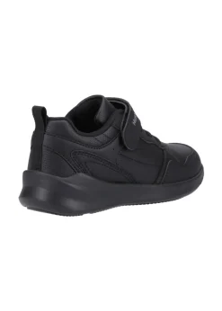 Hush Puppies Unisex Black Marling Bungee Lace Senior School Shoes (Older 3-5)
