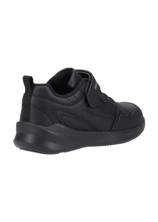 Hush Puppies Unisex Black Marling Bungee Lace Senior School Shoes (Older 3-5)