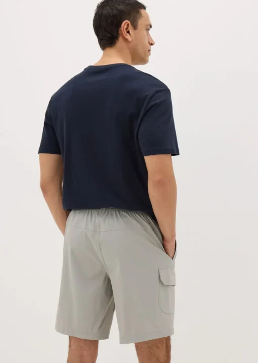 Ice Grey Smart Cargo Shorts