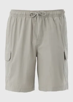 Ice Grey Smart Cargo Shorts