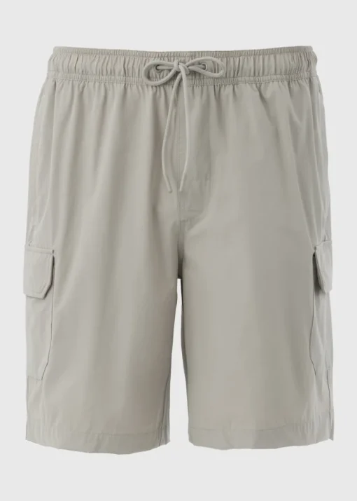 Ice Grey Smart Cargo Shorts