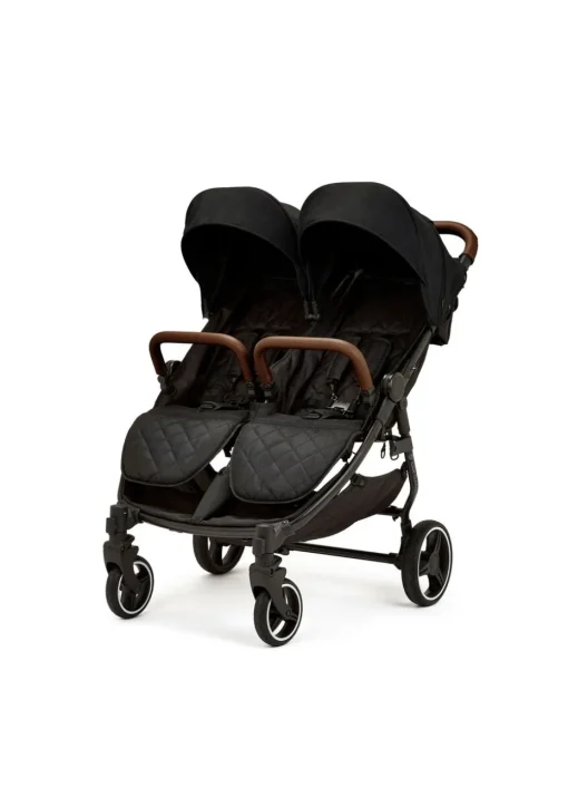 Ickle Bubba Black Venus Double Stroller