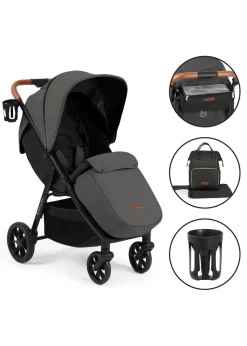 Ickle Bubba Charcoal Grey Stomp Stride Prime Stroller
