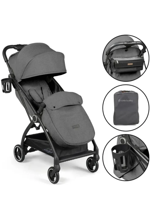 Ickle Bubba Grey Aries Prime Autofold Stroller
