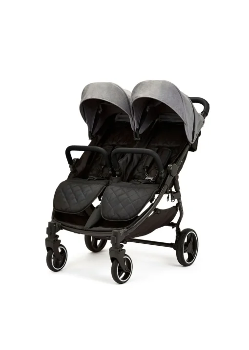 Ickle Bubba Grey Venus Max Double Stroller