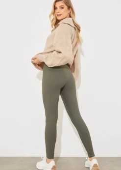 In the Style Khaki Sculpt & Control Leggings