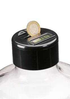 InGenious Clear Super Size Coin Counting Jar